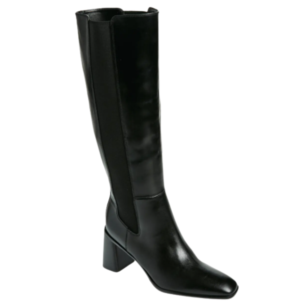 Tyra Women's Tall Knee High Boots (Black Or Brown Coffee)