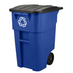 Rubbermaid Commercial Products Brute Rollout Heavy-Duty Trash Can