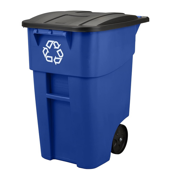 Rubbermaid Commercial Products Brute Rollout Heavy-Duty Trash Can