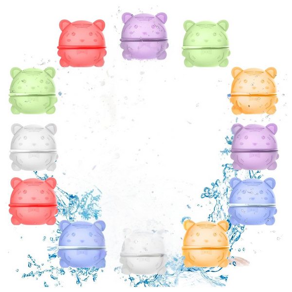 12-Count Magnetic Reusable Self Sealing Water Balloons