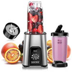 Vewior 900W Personal Smoothie Blender With (2) 22-Oz To-Go Cups