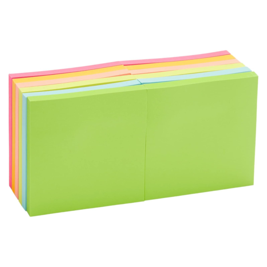 Amazon Basics Bulk Sticky Notes, 3×3 inch (12-Pack)