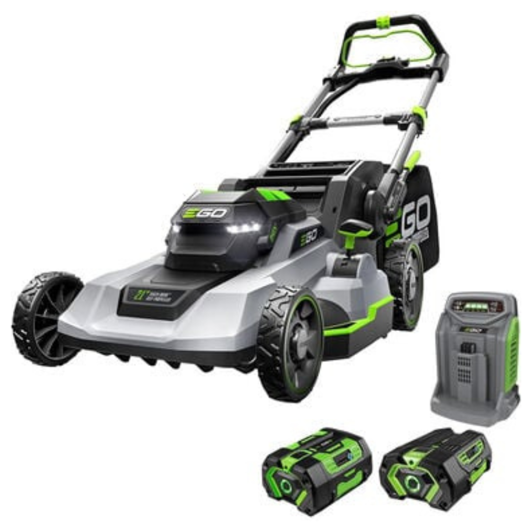 EGO POWER+ 21" 56V Self-Propelled Lawn Mower W/ 4Ah + 6Ah Batteries & Charger