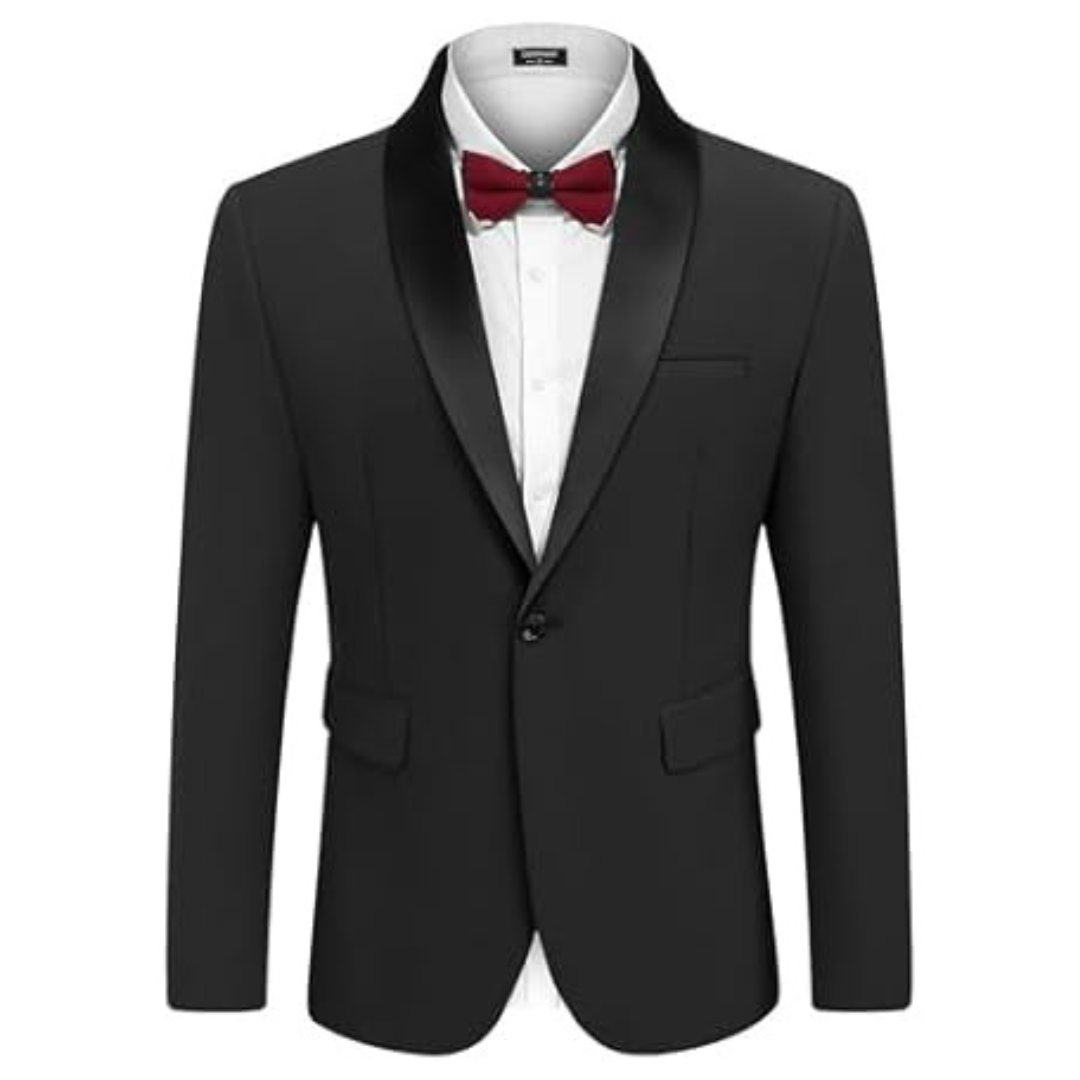 Coofandy Men's Tuxedo Jacket Wedding Slim Fit Blazer (Various)