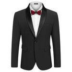 Coofandy Men's Tuxedo Jacket Wedding Slim Fit Blazer (Various)