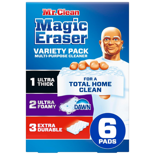 6-Count Mr. Clean Magic Eraser Sponge Variety Pack