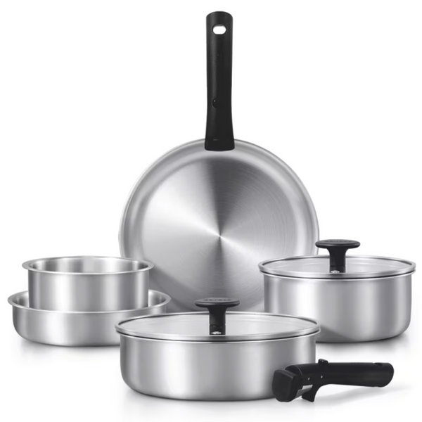 14-Piece CAROTE Stainless Steel Pots and Pans Set