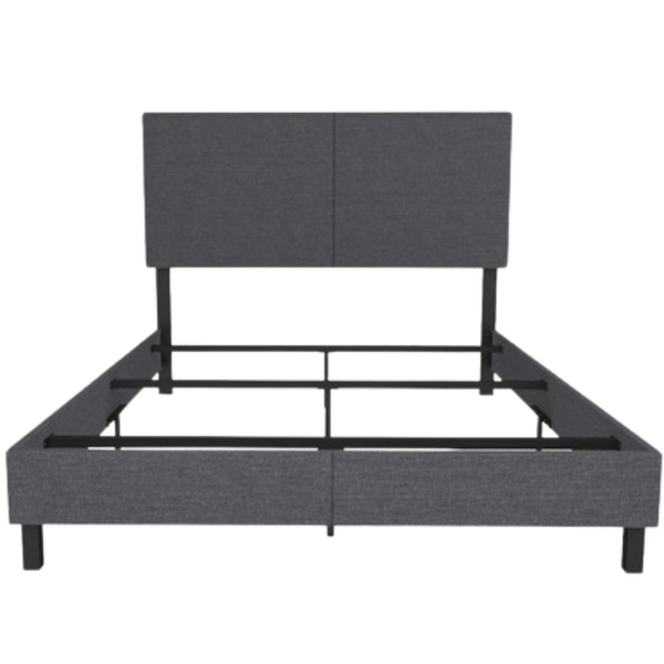 DHP Queen Size Janford Upholstered Bed with Adjustable Headboard