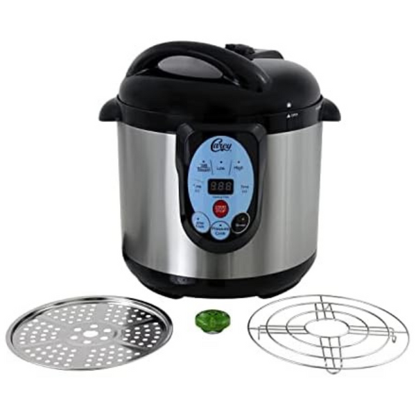 Carey 9.5 Qt Smart Electric Stainless Steel Pressure Cooker and Canner