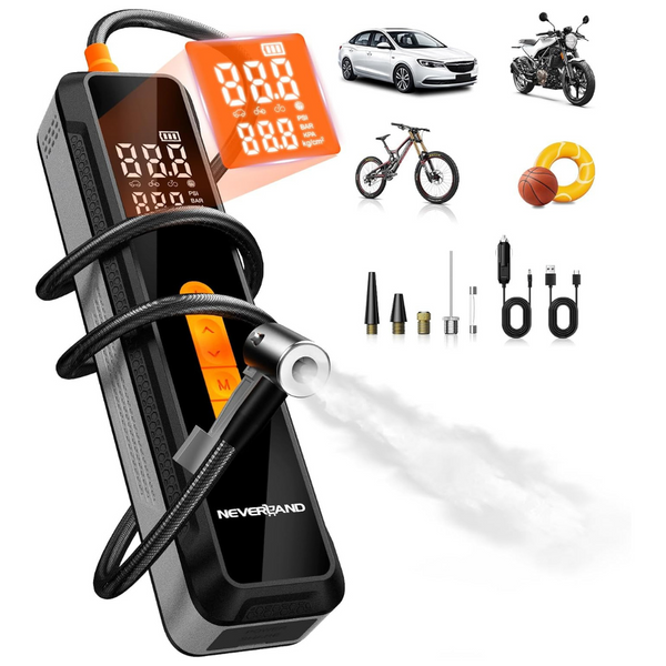 12V DC Cordless 150PSI Tire Inflator Portable Air Compressor