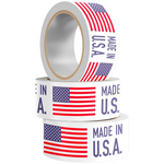3-Piece 2" x 110 Yard Warning Label Tape for Shipping