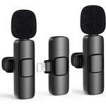 2-Pack Mini Wireless Lavalier Microphone