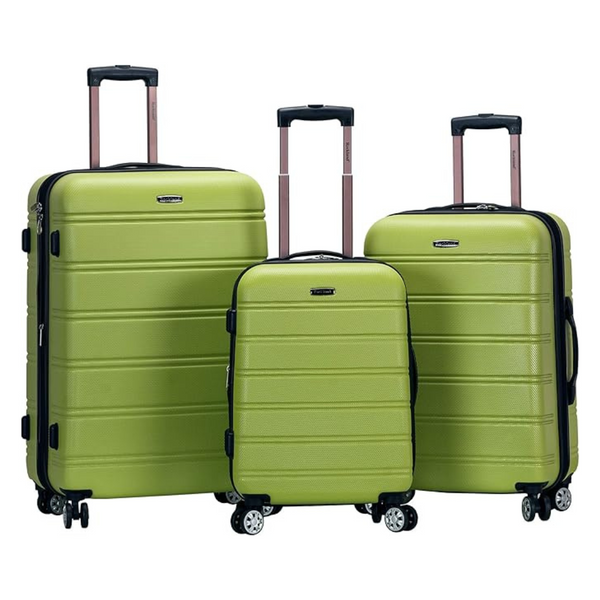 3-Piece Rockland Melbourne Hardside Luggage (20"/24"/28")