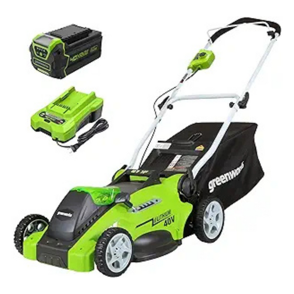 GreenWorks 16" G-MAX Mower With Battery