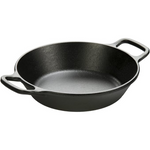 Lodge Logic 8" Round Dual Handle Seasoned Cast Iron Pan