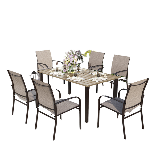 Sophia & William 7-Piece Patio Dining Set (3 Colors)