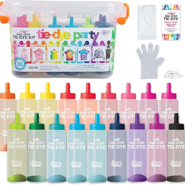 Tulip One-Step Tie-Dye Party 18 Pre-Filled Bottles
