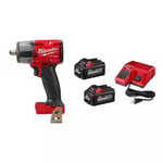 Milwaukee M18 FUEL 18V Brushless 1/2" Impact Wrench W/ 2x 6Ah Batteries & Charger