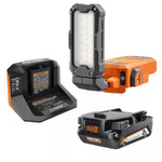 Ridgid 18V Cordless Magnetic LED Task Light Kit W/ 2Ah Battery & Charger