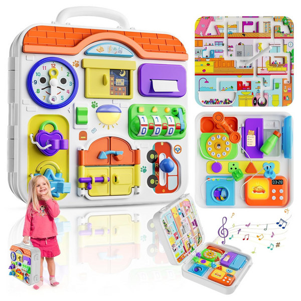 15-in-1 Musical Busy Board Montessori Toy