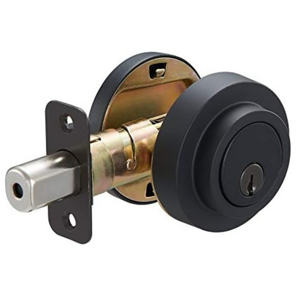 6-Pack Amazon Basics Round Deadbolt Single Cylinder Key Lock
