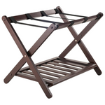 Winsome Remy Luggage Rack With Storage Shelf (Cappuccino)