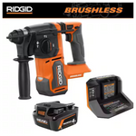 RIDGID 18V Brushless 1" SDS-Plus Rotary Hammer Kit