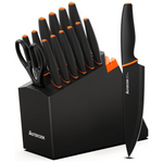 15-Pieces High Carbon German Stainless Steel Knife Block Set