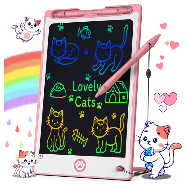 Hockvill Kids 8.8" Magnetic Doodle Board LCD Writing Tablet (2 Colors)