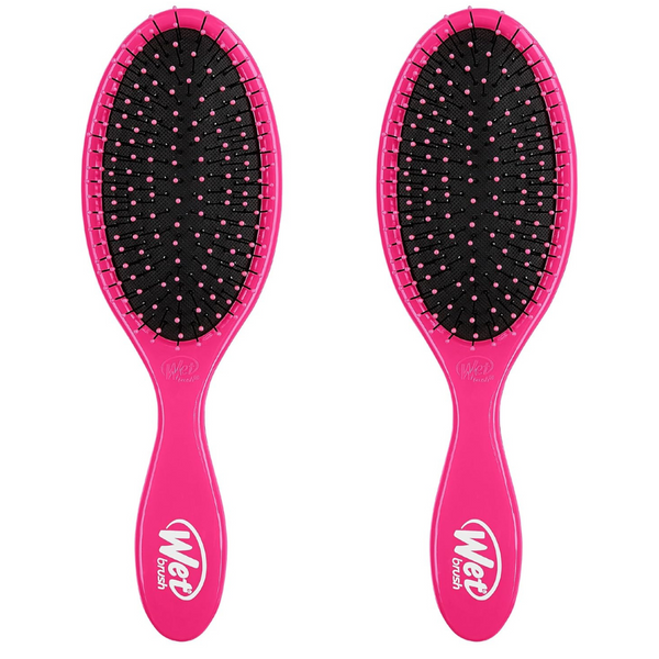 2-Pack Wet Brush Original Detangling Hair Brush (Pink)