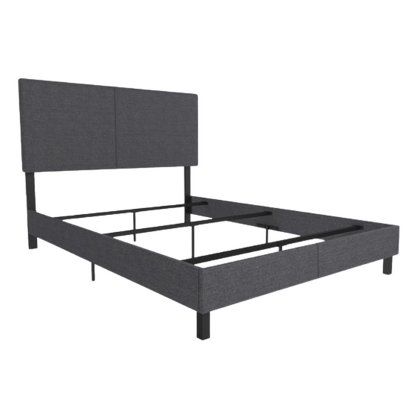 DHP Queen Size Janford Upholstered Bed With Adjustable Headboard