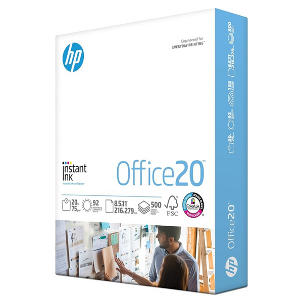 HP Papers 8.5x11 FSC Certified Office20 20lb Printer Paper