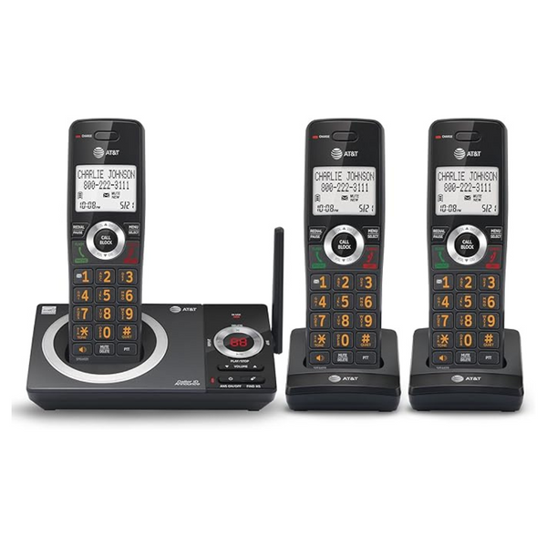 AT&T CL82319 DECT 6.0 3-Handset Cordless Phone