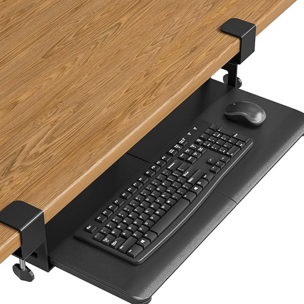 BONTEC KMT01 Under Desk Keyboard Tray w/ C-Clamp
