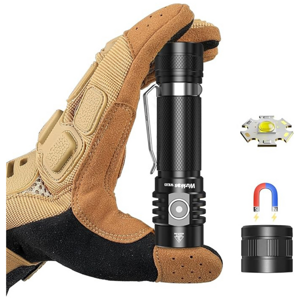Wurkkos IP68 Waterproof WK03 LED Pocket Flashlight