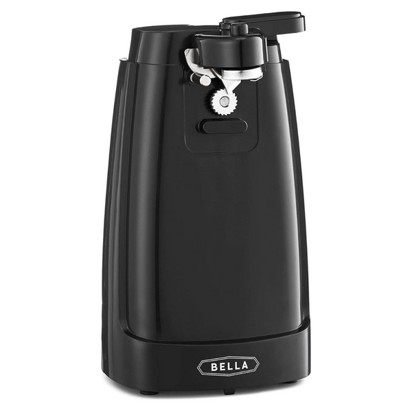 BELLA Electric Can Opener And Knife Sharpener, Multifunctional Jar And Bottle Opener