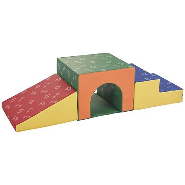 3-Piece SoftZone Single Tunnel Climber Toddler Playset