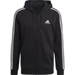 Adidas Men's Essentials French Terry 3-Stripes Full-Zip Hoodie (3 Color Options)