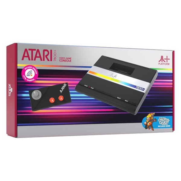 Official Atari 7800+ Console & Wireless Controller