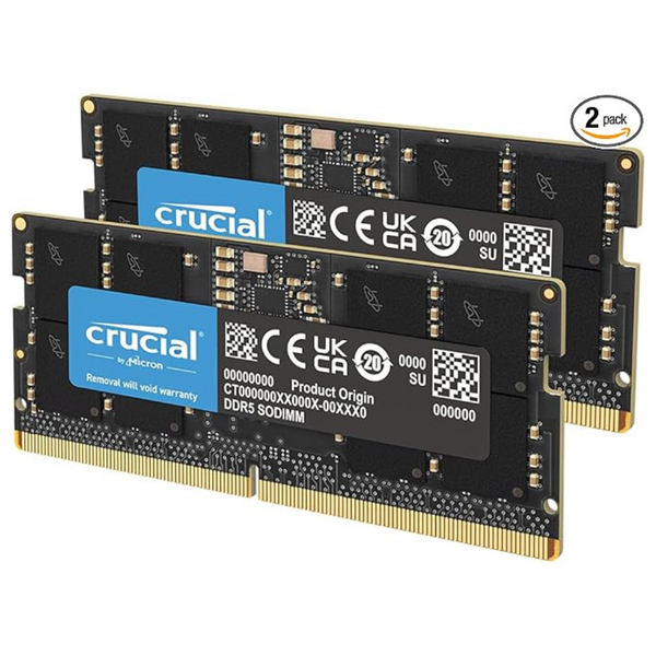 2-Pack Crucial 64GB Laptop Memory