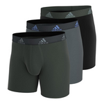 3-Pack Adidas Men's Microfiber Performance Boxer Briefs