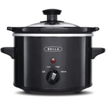 1.5-Qt Bella Electric Slow Cooker With Glass Lid
