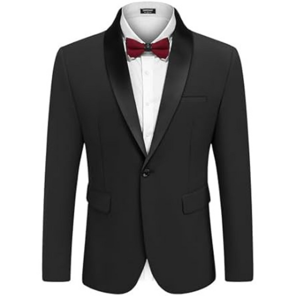Coofandy Men's Tuxedo Jacket Wedding Slim Fit Blazer (Various)