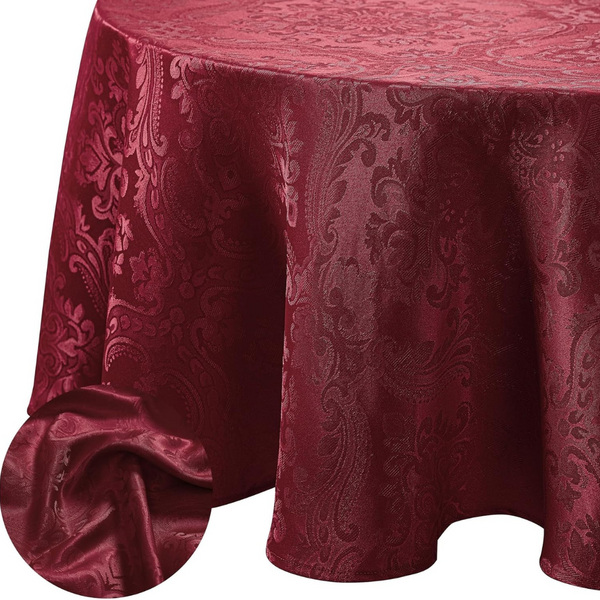 Stain & Wrinkle Resistant Fabric Oval Table Cloth (60" x 84")