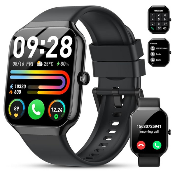 Men's 1.96" HD New Fitness Smartwatch w/ Call Function