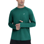 Men's UPF 50+ Sun Protection Swim Shirts With Thumbhole (Various)