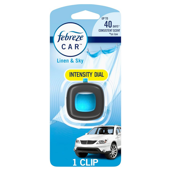 Febreze Linen & Sky Car Air Freshener Vent Clip