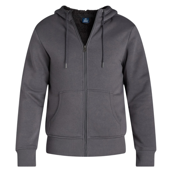 George Men's High Pile Fleece Lined Jacket w/ Hood
