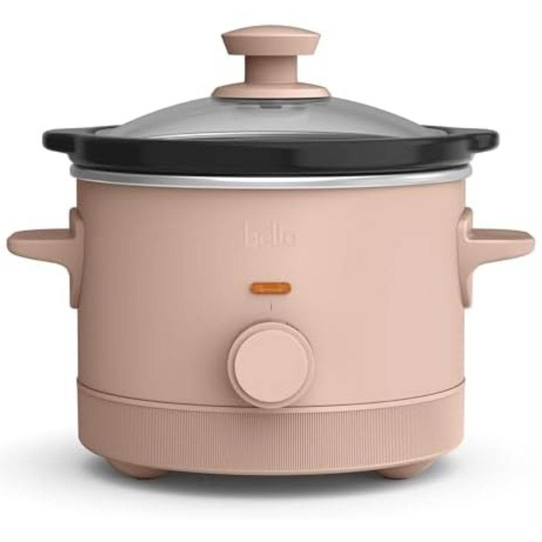 Bella 1.5 Qt Ceramic Nonstick Stoneware Slow Cooker & Lid