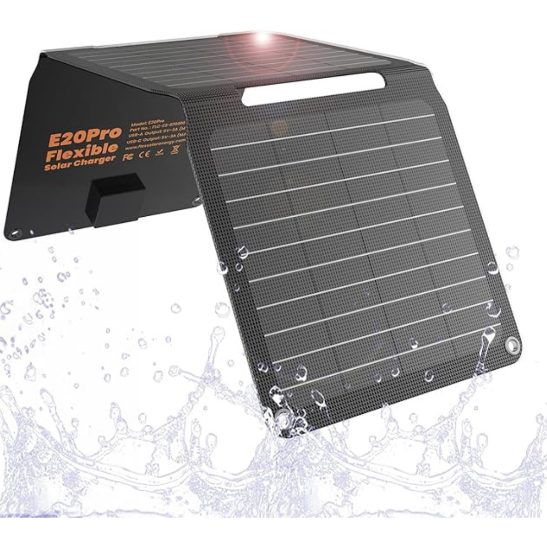 FlexSolar 20W Portable Foldable Solar Panel Charger